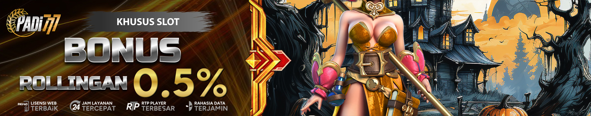 Bonus Rollingan Slot 0.5%